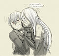 smoochtober day 3: Kiss on the cheek