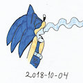 Taking Sonic's voice by KatarinaTheCat18