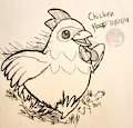 Inktober 2018 - Day 5 "Chicken" by Dragonhuntx