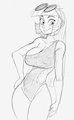 Shark Swimsuit Twi by kevinsano