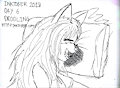 Inktober 2018 Day 6 - Drooling by MutTheFurry
