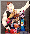 Hanging out with the Boys by Bastion by FlipBunny