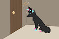 Foxtober Day 8 : Black raven