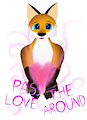 [Shirt Design] Pass The Love Around by MagicWolfy