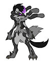 eclipse the mega-lucanroc by eclipsewolf