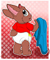 Amy and her Blankie -By MaruchanBoy-