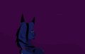 Blue Emo Wolf. by SaphireBlueflame