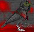 InkTober 2018 3 (Blood warning) by ColleenMae