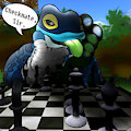 Ranno Playing Chess by KurtKoopa