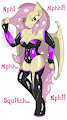 Commission - Lainea to flutterbat gumtrap