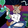 Working in the Lab (Old Art!)