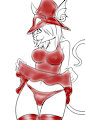 Freya panty shot