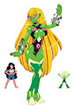 Green Skinned Woman by kandlin