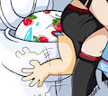 Arryn's Atomic Wedgie Toilet Paddling (Commission)