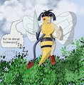 Inktober Day 17: Beedrill TF (Swollen) by AlsoFlick