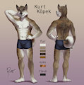 Kurt Köpek reference sheet by horserov