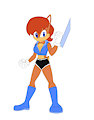 Sally Acorn, ready for action