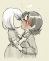 smoochtober day 18: Kissing cause of a dare