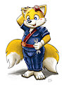 Tails the Enginner!! (color) by MokkiPanda
