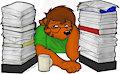 Stressed at the desk