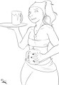Barmaid Karen 4/13 (Commission)
