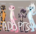 *ADOPTABLES*_Froggos (and an axolotl :Y )