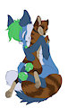 snugging hug by Greymoon