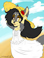 Zoosie at beach