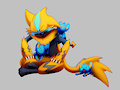 Zeraora the babysitter by Pokyblue