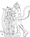 Spectre and Arcturus - Interesting Greeting by Wraith
