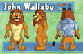 Reference Sheet - John Wallaby by Kirron