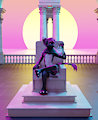 Bow to your King! (3D Vaporwave) by VladTheLad