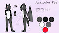Alexandra Fire Reference Sheet by AdultFlamingAzalea