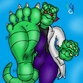 Lizard mans foot pov by TheRedSkunk