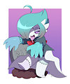 Halloween chibi zombie YCH