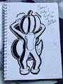 Inktober 2018 day 1 Drawtober Pumpkin Head by FoxKai