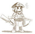 Desert Punk Pikachu by sssonic2