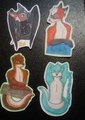 4 Bust badges by anniekitty