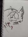 Inktober 2018 Day 14 + 16 Drawtober delecate delay + Sewn Shut