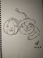 Inktober 29 Double by Lef
