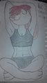 Bridgette Stretching