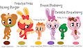 Num Noms Adopts Set 1 by BluieTheFoxoid