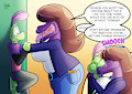 Susie kisses