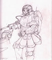 Armored kitty by Pannonfur