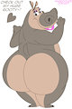 Gloria - Sexy Huge Ass Happy Hippo