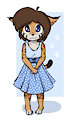 Anna dressed for her first date
