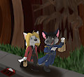 Pent and Samaliel trick or treat