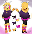 Commission - Human Dahlia RefSheet
