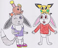 Baby Poke-friends overhead