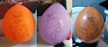 Partytex 12" balloons artwork by Gato303